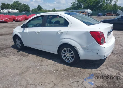 2013 Chevrolet Sonic Lt Auto из США, поврежденный, VIN 1G1JC5SG1D4240569